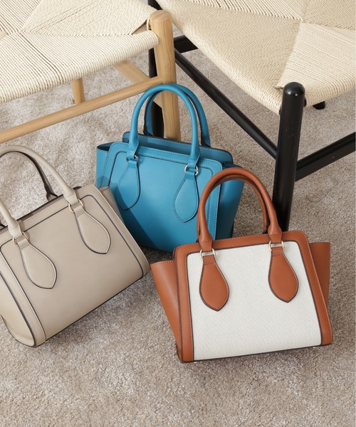 N.（N. Natural Beauty Basic）（エヌエヌナチュラルビューティーベーシック）の「◆トリミングミニショルダーバッグ（ショルダーバッグ・レディース・ベージュ/ブルー/キャメル・ﾌﾘ-）」の8枚目の写真