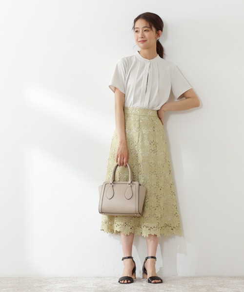 N.（N. Natural Beauty Basic）（エヌエヌナチュラルビューティーベーシック）の「◆トリミングミニショルダーバッグ（ショルダーバッグ・レディース・ベージュ/ブルー/キャメル・ﾌﾘ-）」の6枚目の写真