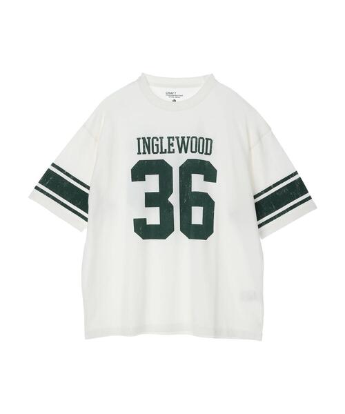 CRAFT STANDARD BOUTIQUE(クラフトスタンダードブティック)の「16/-OE天竺フットボールBIG-H/S-TEE *(Tシャツ/カットソー・メンズ・グリーン/ネイビー/ブラック・M/LL/L)」の19枚目の写真