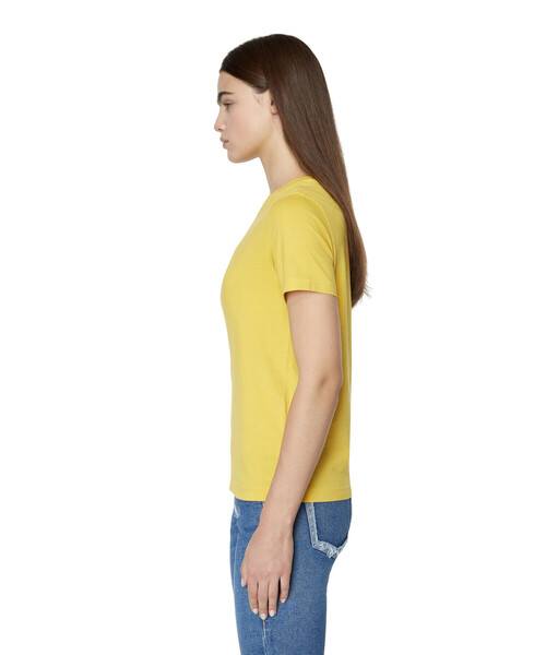 DIESEL（ディーゼル）の「レディース 半袖 Tシャツ ロゴ（Tシャツ/カットソー・レディース・ホワイト/ブラック/イエロー・X-LARGE/MEDIUM/LARGE/SMALL）」の20枚目の写真