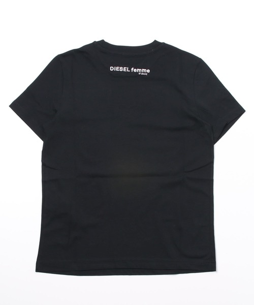 DIESEL（ディーゼル）の「レディース 半袖 Tシャツ ロゴ（Tシャツ/カットソー・レディース・ホワイト/ブラック/イエロー・X-LARGE/MEDIUM/LARGE/SMALL）」の7枚目の写真