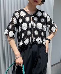 PAGEBOY | クロシェライクショートカーディガン(カーディガン/ボレロ)