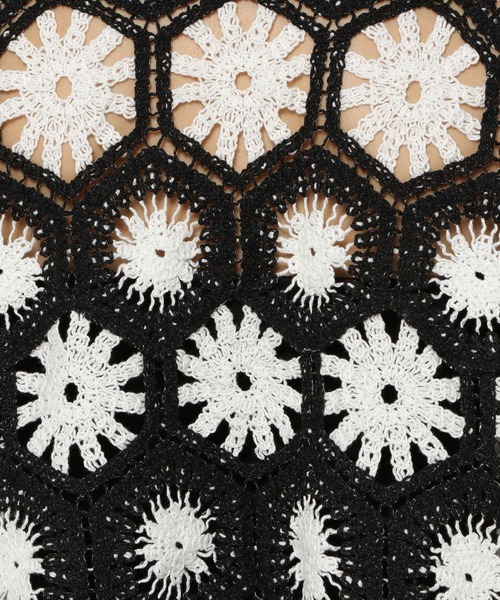 PAGEBOY（ページボーイ）の「クロシェライクショートカーディガン（カーディガン/ボレロ・レディース・ブラック/ライム/ブルー・FREE）」の15枚目の写真