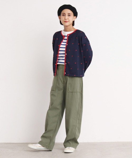 チャイルドウーマン CHILD WOMAN ノーカラーGジャン デニム