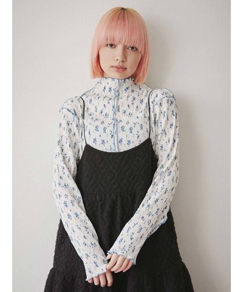 merry jenny（メリージェニー）の「petit flowerメロウチュニック（チュニック・レディース・パープル/ブルー・FREE）」の3枚目の写真