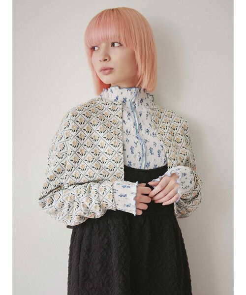 merry jenny（メリージェニー）の「petit flowerメロウチュニック（チュニック・レディース・パープル/ブルー・FREE）」の12枚目の写真