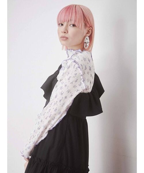 merry jenny（メリージェニー）の「petit flowerメロウチュニック（チュニック・レディース・パープル/ブルー・FREE）」の16枚目の写真