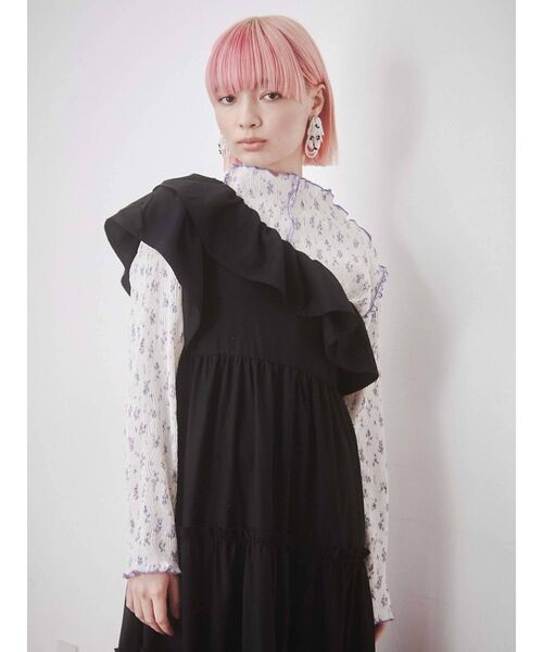 merry jenny 新品 ブルー petit flower メロウチュニック - メルカリ