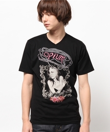 HYSTERIC GLAMOUR | DAM/OPIUM pt VネックT-SH(Tシャツ/カットソー)