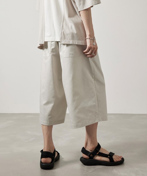 iisy(イージー)の「【iisy】ボリュームイージーガウチョショーツ(その他パンツ・メンズ・チャコールグレー/ライトグレー/ネイビー・S/M/L)」の16枚目の写真