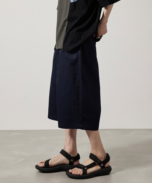 iisy(イージー)の「【iisy】ボリュームイージーガウチョショーツ(その他パンツ・メンズ・チャコールグレー/ライトグレー/ネイビー・S/M/L)」の21枚目の写真