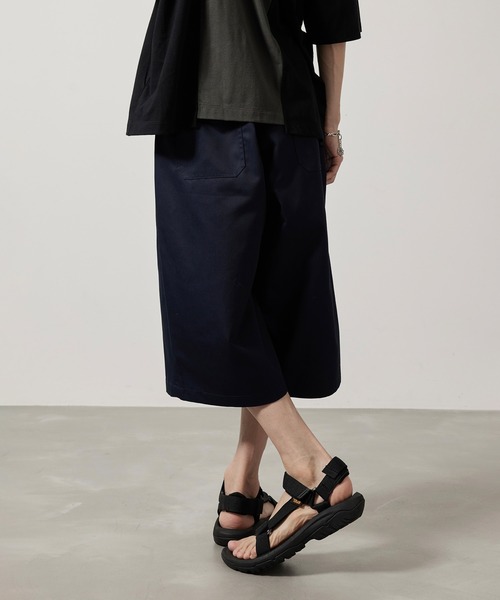 iisy(イージー)の「【iisy】ボリュームイージーガウチョショーツ(その他パンツ・メンズ・チャコールグレー/ライトグレー/ネイビー・S/M/L)」の20枚目の写真