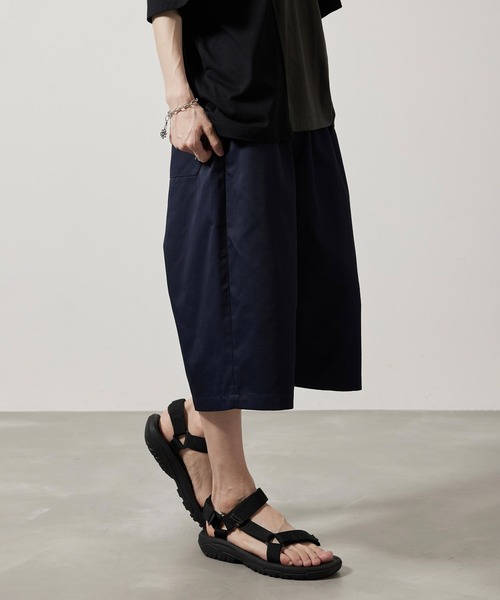 iisy(イージー)の「【iisy】ボリュームイージーガウチョショーツ(その他パンツ・メンズ・チャコールグレー/ライトグレー/ネイビー・S/M/L)」の18枚目の写真