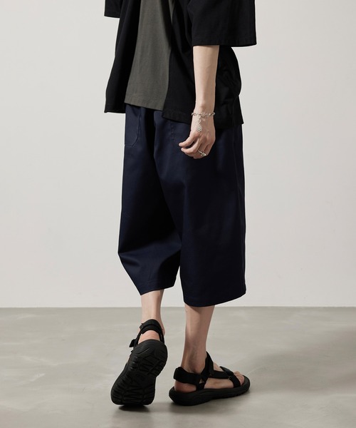 iisy(イージー)の「【iisy】ボリュームイージーガウチョショーツ(その他パンツ・メンズ・チャコールグレー/ライトグレー/ネイビー・S/M/L)」の19枚目の写真