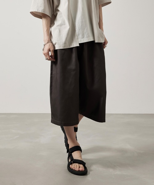 iisy(イージー)の「【iisy】ボリュームイージーガウチョショーツ(その他パンツ・メンズ・チャコールグレー/ライトグレー/ネイビー・S/M/L)」の9枚目の写真