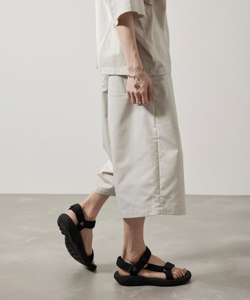 iisy(イージー)の「【iisy】ボリュームイージーガウチョショーツ(その他パンツ・メンズ・チャコールグレー/ライトグレー/ネイビー・S/M/L)」の15枚目の写真