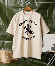 【Snow Peak/スノーピーク×JS】別注 リサイクルコットン ギア カレッジ T