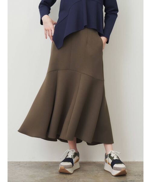 ELENDEEK（エレンディーク）の「スポンジマーメードスカート（スカート・レディース・ブラック/カーキ・01/02）」の7枚目の写真