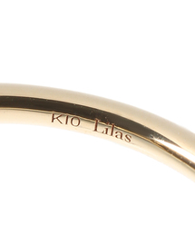 Lilas リラ スライスオニキスダイヤリング K10 11号 追加》スライスオニキスダイヤリングK10 | リラバイスピック