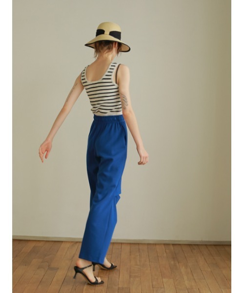 AMAIL(アマイル)の「Knee cut loose pants(スウェットパンツ・レディース・グレー/ブルー・FREE)」の10枚目の写真