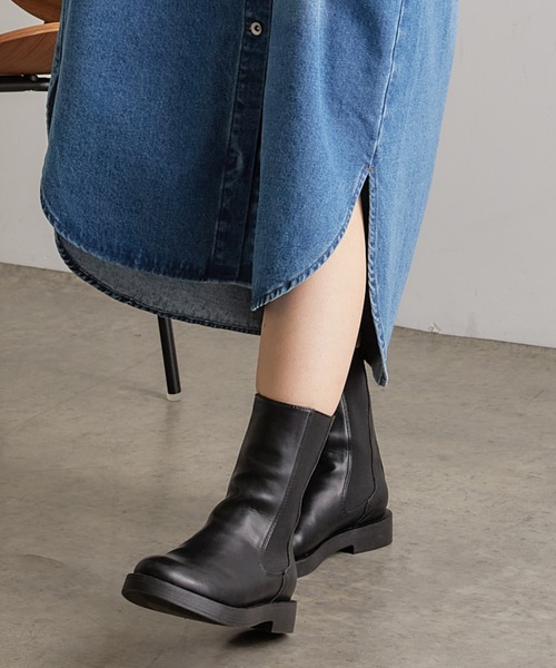 PAPILLONNER（パピヨネ）の「サイドゴアブーツ/PAPILLONNER/パピヨネ（ブーツ・レディース・ブラック/アイボリー・SMALL/MEDIUM/LARGE）」の20枚目の写真