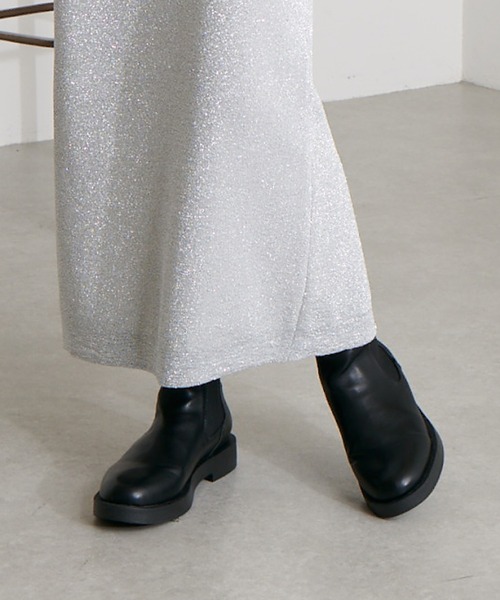 PAPILLONNER（パピヨネ）の「サイドゴアブーツ/PAPILLONNER/パピヨネ（ブーツ・レディース・ブラック/アイボリー・SMALL/MEDIUM/LARGE）」の12枚目の写真