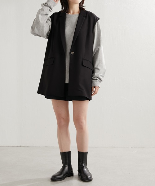 PAPILLONNER（パピヨネ）の「サイドゴアブーツ/PAPILLONNER/パピヨネ（ブーツ・レディース・ブラック/アイボリー・SMALL/MEDIUM/LARGE）」の3枚目の写真