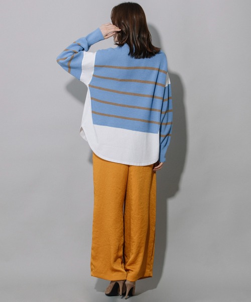 Munich(ミューニック)の「ヴィンテージヘビーサテンギャザーワイドパンツ(その他パンツ・レディース・ベージュ/カーキ/ターコイズブルー/マスタード・S/M/XS)」の7枚目の写真