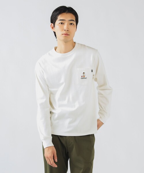 rabbit プリントベルスリーブロングTシャツ　beams rabbit プリントベルスリーブロングTシャツ beams