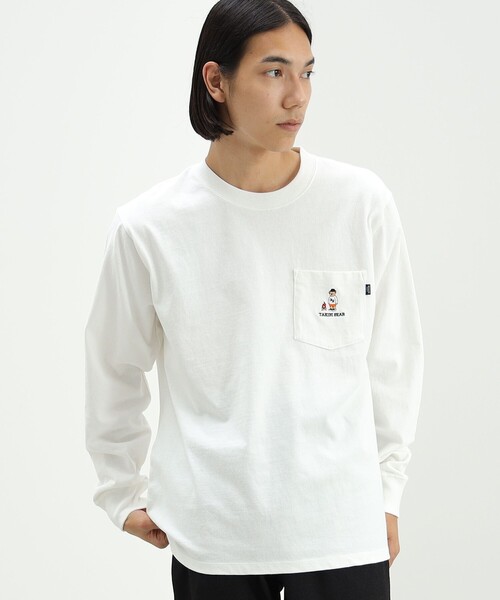 ユニセックス】タキビ ベアー ロングスリーブ Tシャツ（Tシャツ