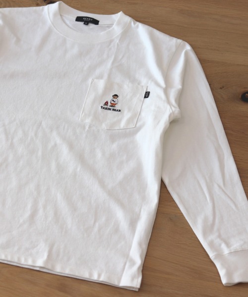 ユニセックス】タキビ ベアー ロングスリーブ Tシャツ（Tシャツ