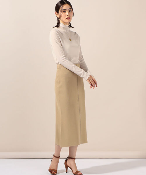 シアーハイネックプルオーバーカットソー