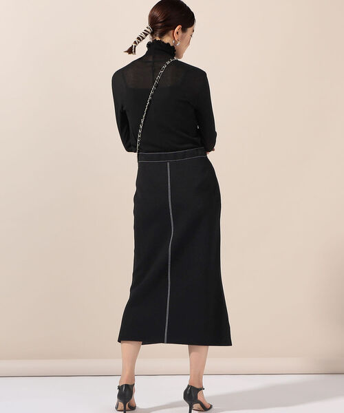 シアーハイネックプルオーバーカットソー