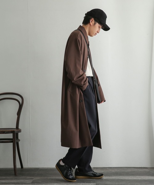 SENSE OF PLACE by URBAN RESEARCH(センスオブプレイスバイアーバンリサーチ)の「『セットアップ対応』 タックテーパードパンツ(その他パンツ・メンズ・ネイビー/グリーン・MEDIUM/LARGE)」の15枚目の写真