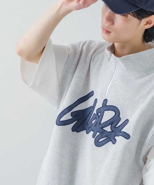 improves（インプローブス）の「ハーフジップ スウェット ベスト（ベスト・メンズ・グリーン/スミクロ/アッシュ・MEDIUM/LARGE）」の22枚目の写真