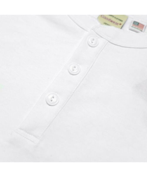 MFC STORE（エムエフシーストア）の「Goodwear x MFC STORE LETTERING LOGO HENRY NECK L/S BIG TEE（Tシャツ/カットソー・メンズ・ホワイト/グレー/ブラウン/ブラック・L/XL/M）」の10枚目の写真