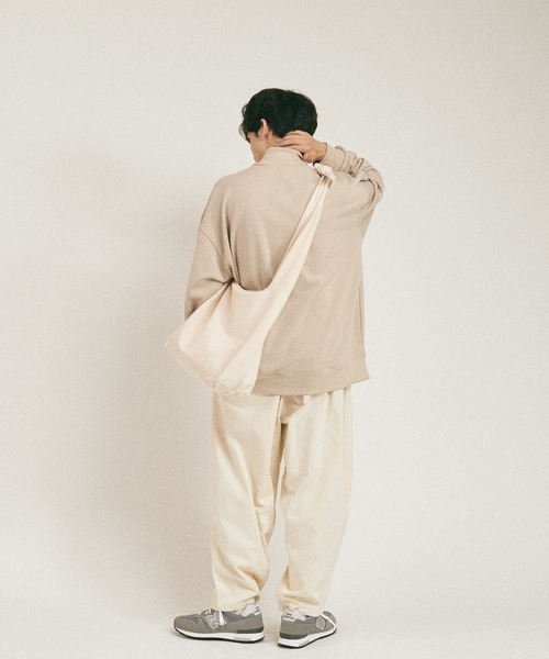 MUHET（ミュエータ）の「裏毛ハーフジップスウェット（スウェット・レディース・ネイビー/カーキ/杢グレー/ライトベージュ・MEDIUM/X-LARGE）」の17枚目の写真