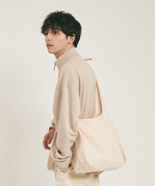 MUHET（ミュエータ）の「裏毛ハーフジップスウェット（スウェット・レディース・ネイビー/カーキ/杢グレー/ライトベージュ・MEDIUM/X-LARGE）」の13枚目の写真