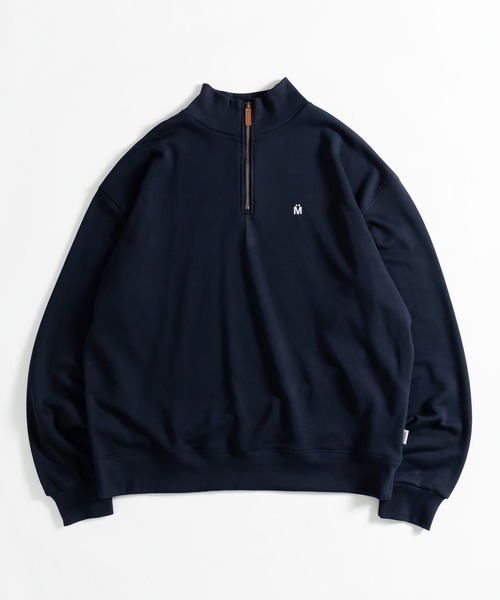 MUHET（ミュエータ）の「裏毛ハーフジップスウェット（スウェット・レディース・ネイビー/カーキ/杢グレー/ライトベージュ・MEDIUM/X-LARGE）」の18枚目の写真