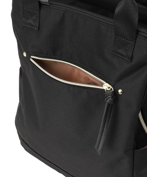 SHOO・LA・RUE(シューラルー)の「◆【撥水】スクエアリュック(バックパック/リュック・レディース・オレンジ/ブラック系3/グレー系3・00)」の14枚目の写真