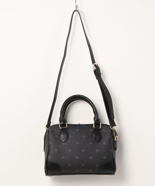 ROYAL PARTY(ロイヤルパーティー)の「【ROYAL PARTY/ロイヤルパーティー】 MONOGRAM ミニボストンバッグ(ボストンバッグ・レディース・ブラック/ベージュ/ブラウン・FREE)」の4枚目の写真