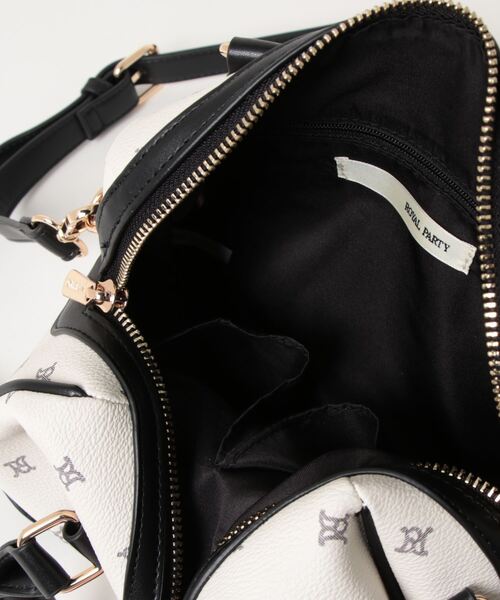 ROYAL PARTY(ロイヤルパーティー)の「【ROYAL PARTY/ロイヤルパーティー】 MONOGRAM ミニボストンバッグ(ボストンバッグ・レディース・ブラック/ベージュ/ブラウン・FREE)」の7枚目の写真