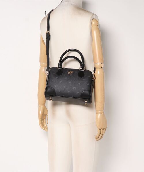 ROYAL PARTY(ロイヤルパーティー)の「【ROYAL PARTY/ロイヤルパーティー】 MONOGRAM ミニボストンバッグ(ボストンバッグ・レディース・ブラック/ベージュ/ブラウン・FREE)」の9枚目の写真