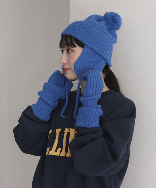 fredy emue(フレディエミュ)の「リブアームウォーマー(アームカバー・レディース・グレー/ピンク/ブルー/アイボリー・FREE)」の10枚目の写真