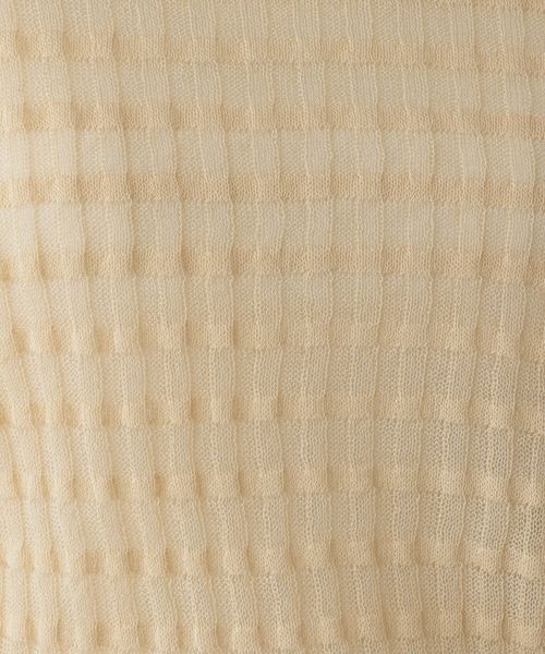 LOWRYS FARM（ローリーズファーム）の「ジャガードシアーニット　123326（ニット/セーター・レディース・アイボリー/ブラック/カーキ/ピンク・FREE）」の19枚目の写真