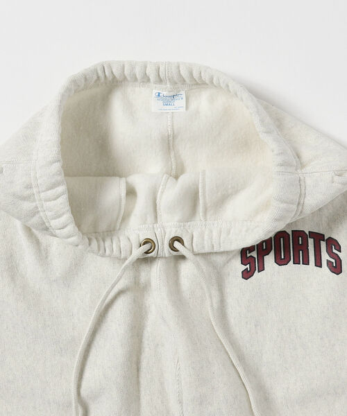 BEAMS BOY（ビームスボーイ）の「Champion × BEAMS BOY / 別注 ロゴ リバースウィーブ スウェットパンツ（スウェットパンツ・レディース・オートミール/ダークネイビー・S）」の22枚目の写真