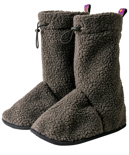 KAVU（カブー）の「KAVU/カブー New Boa Socks/ニューボアソックス（ソックス/靴下・メンズ・ダークグレー/カーキ/ブラウン/ブラック・MEDIUM/LARGE）」の3枚目の写真