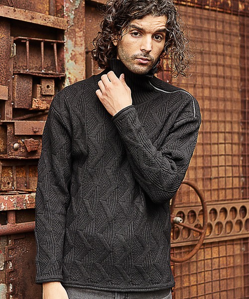 トップス THEREDTHREAD S dalmation knit THEREDTHREAD / ザレッドスレッド】S dalmation knit