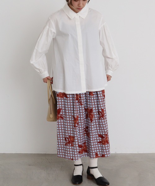 bulle de savon（ビュルデサボン）の「imari×tsubaki プリント