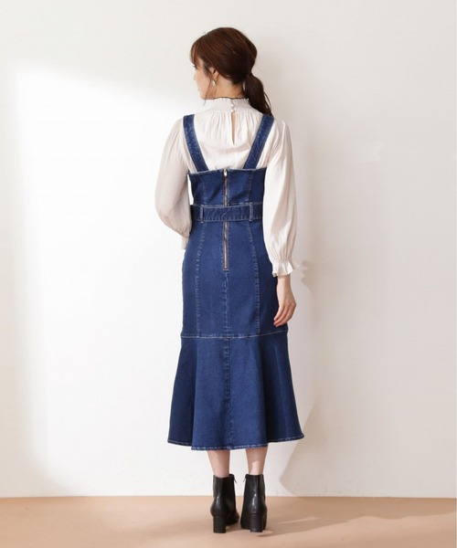 PROPORTION BODY DRESSING（プロポーションボディドレッシング）の「＜Ｅ＞マーメイドデニムジャンスカ / 1212247800（ワンピース・レディース・ダークネイビー/ブルー・SMALL/MEDIUM）」の7枚目の写真